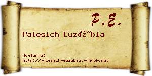 Palesich Euzébia névjegykártya